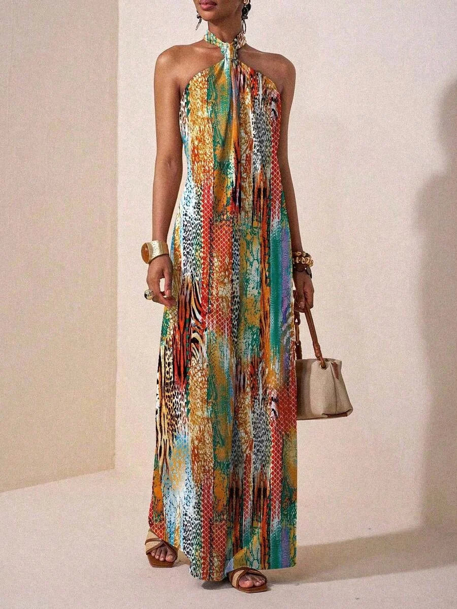 TrenddVibe™ Coastal Escape Maxi Dress