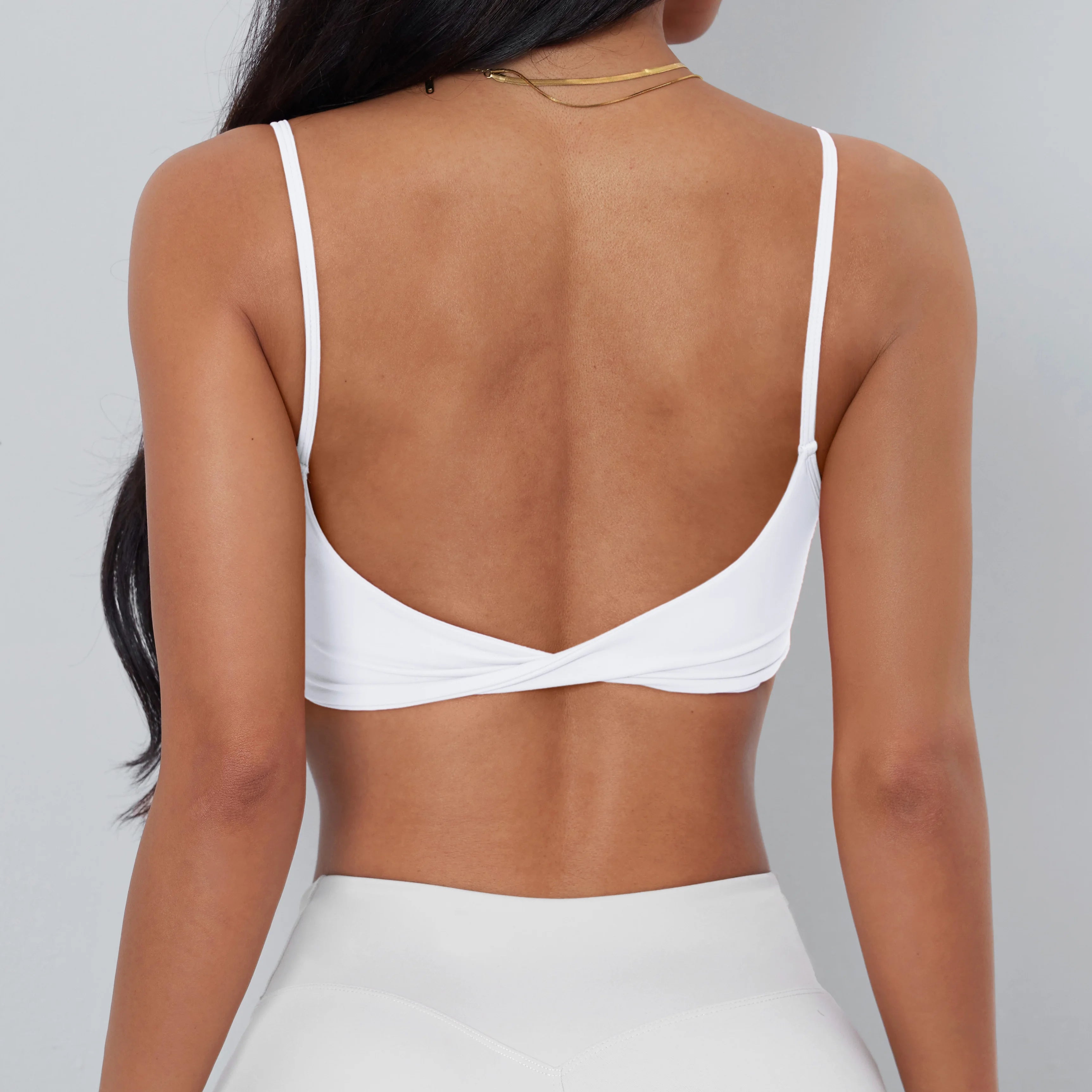 TrenddVibe™ Anfilia Spaghetti Strap Performance Bralette