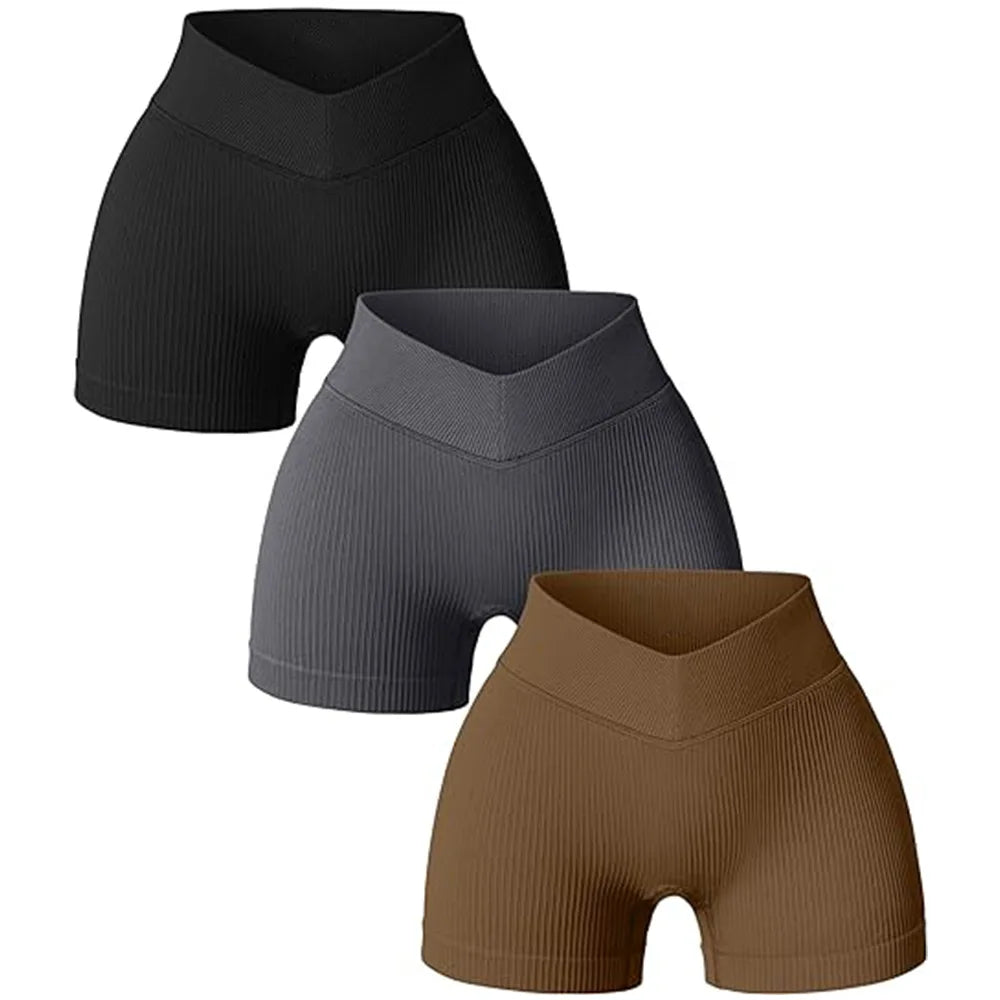 TrenddVibe™ Sculpt-Flex Seamless Workout Shorts