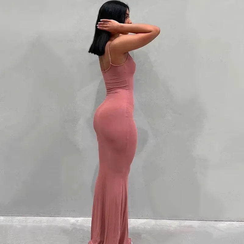TrenddVibe™ Birthday Glam Fishtail Maxi