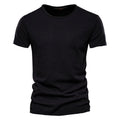 TrenddVibe™ Essential Breathable 100% Cotton Knit Crewneck Tee – Lightweight Summer Basic