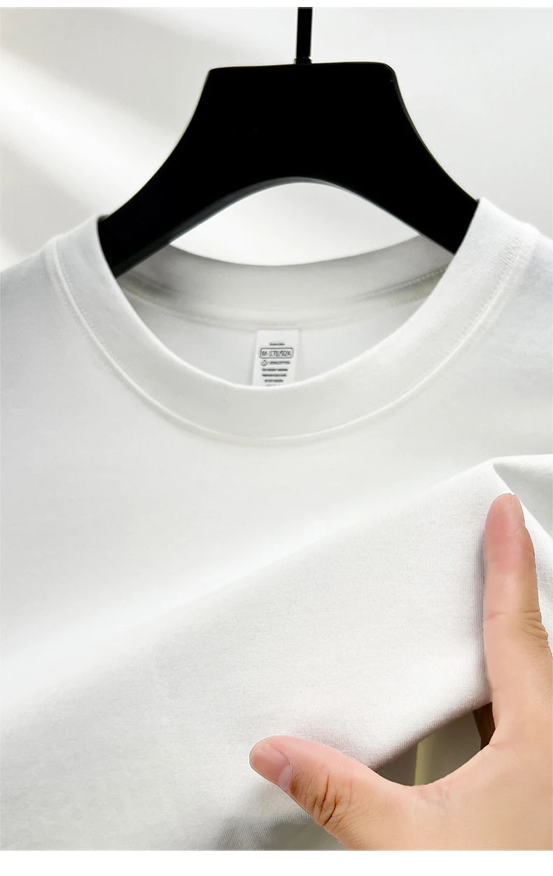 TrenddVibe™ Premium Cotton Casual Summer Tee – Loose Fit Unisex