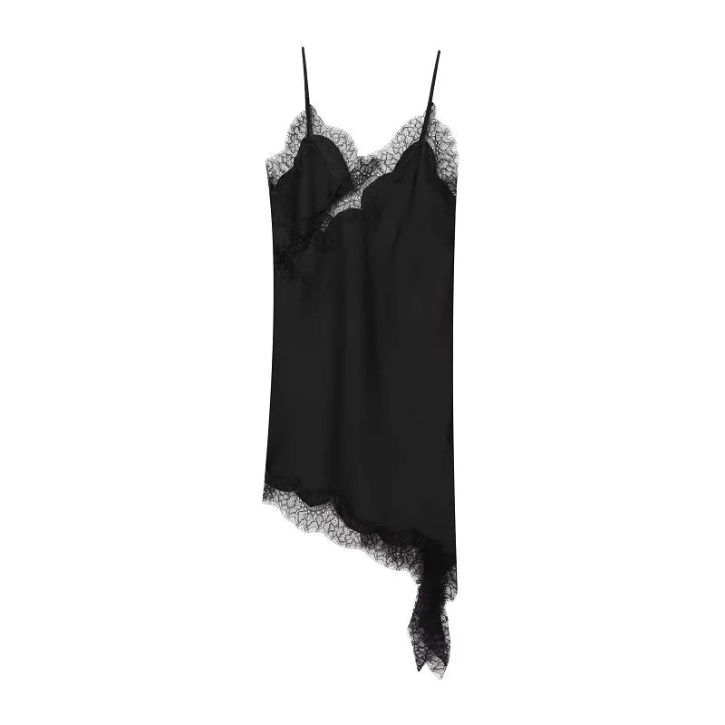 TrenddVibe™ Satin Siren Slip Dress