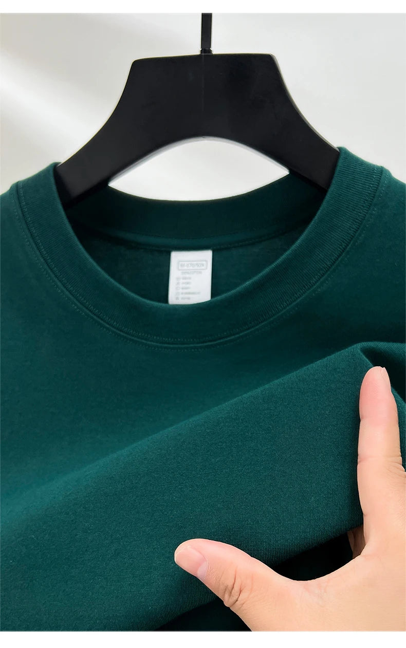 TrenddVibe™ Premium Cotton Casual Summer Tee – Loose Fit Unisex