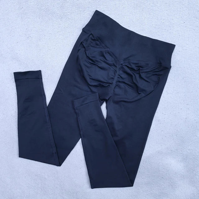 TrenddVibe™ Sculpt-Seamless Scrunch Leggings