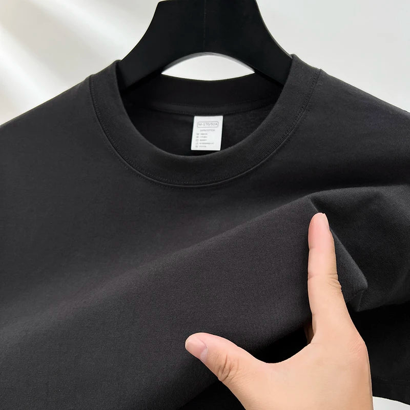 TrenddVibe™ Premium Cotton Casual Summer Tee – Loose Fit Unisex