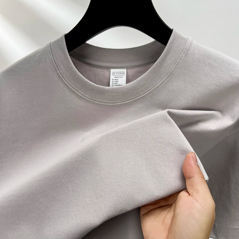 TrenddVibe™ Premium Cotton Casual Summer Tee – Loose Fit Unisex