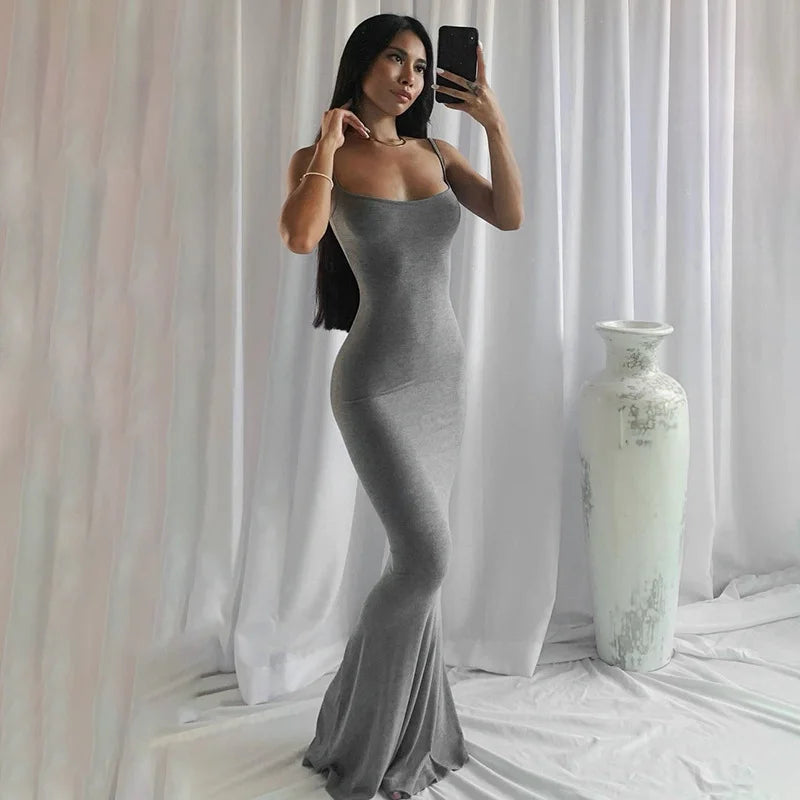 TrenddVibe™ Birthday Glam Fishtail Maxi