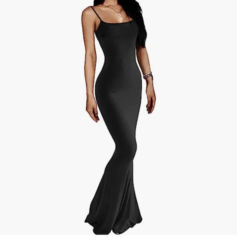 TrenddVibe™ Liquid Satin Slip Maxi