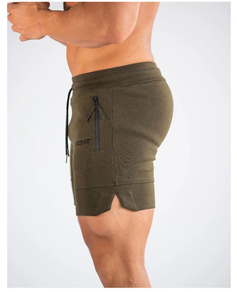 TrendVibe Men’s Mesh Athletic Workout Shorts – Breathable Fitness Joggers with Zip Pockets