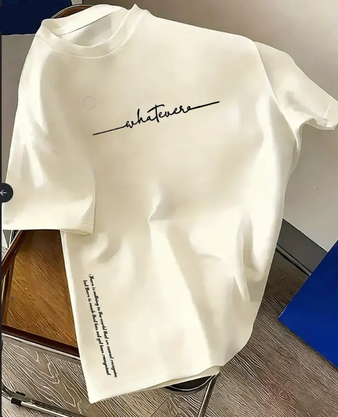 TrenddVibe™ Minimalist Urban Summer Tee – Breathable Cotton Unisex Fit