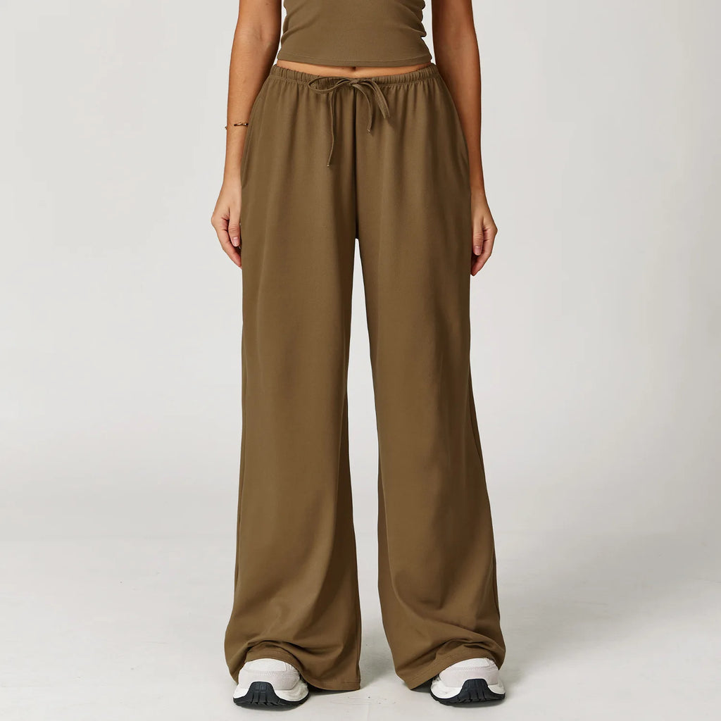 TrenddVibe™ FlowMotion Wide-Leg Sport Pants