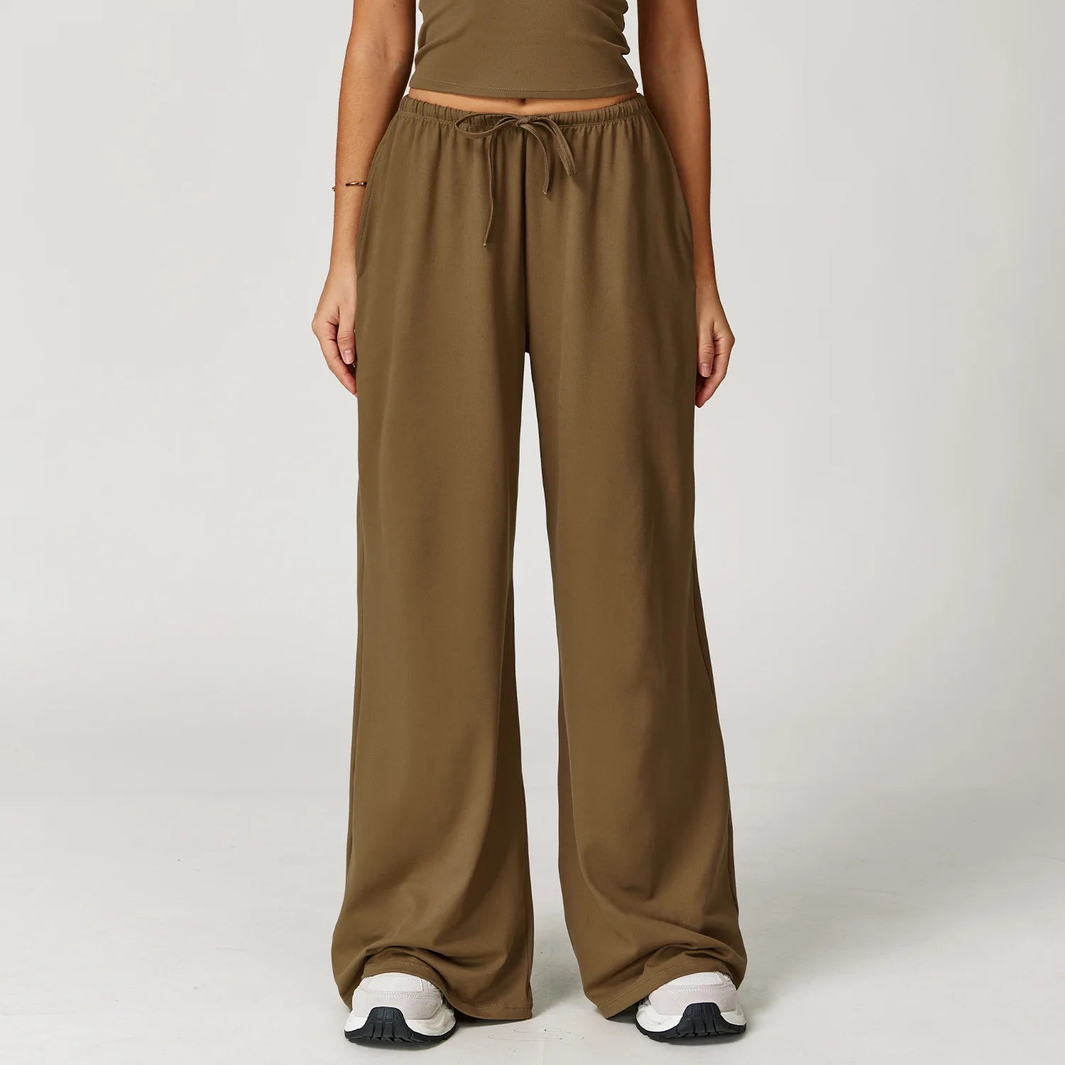 TrenddVibe™ FlowMotion Wide-Leg Sport Pants