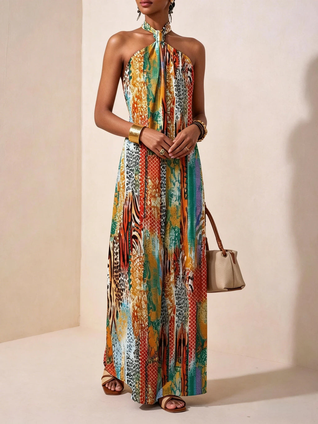 TrenddVibe™ Coastal Escape Maxi Dress