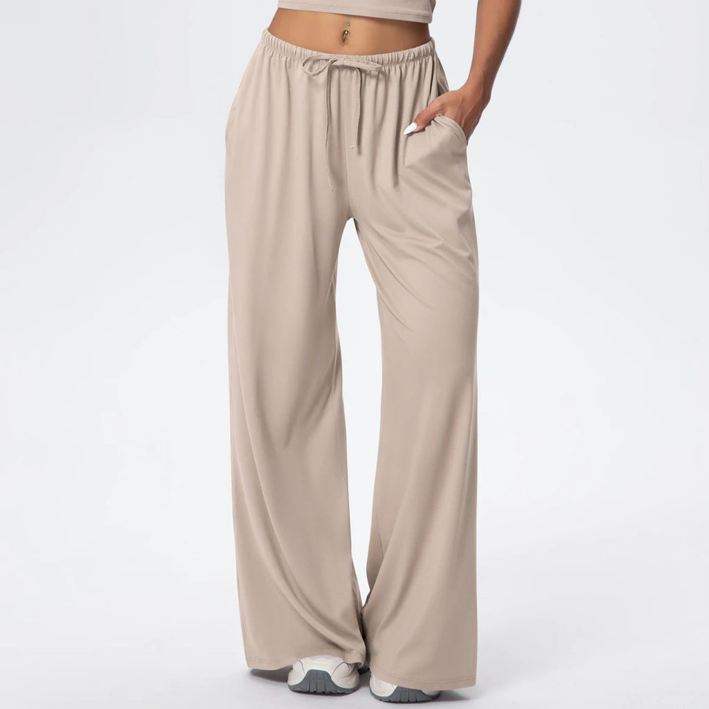 TrenddVibe™ CloudFlow Wide-Leg Yoga Pants