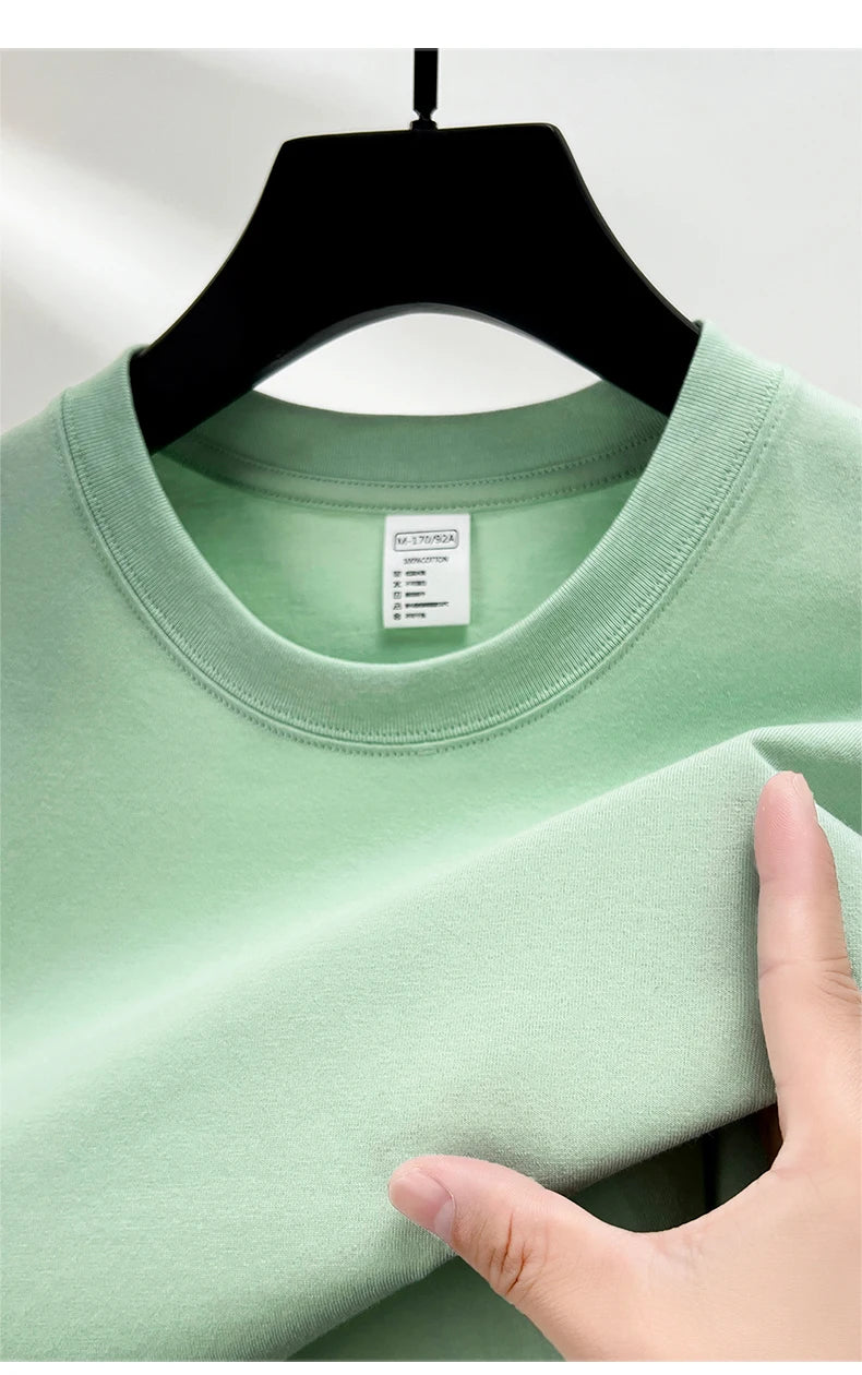 TrenddVibe™ Premium Cotton Casual Summer Tee – Loose Fit Unisex