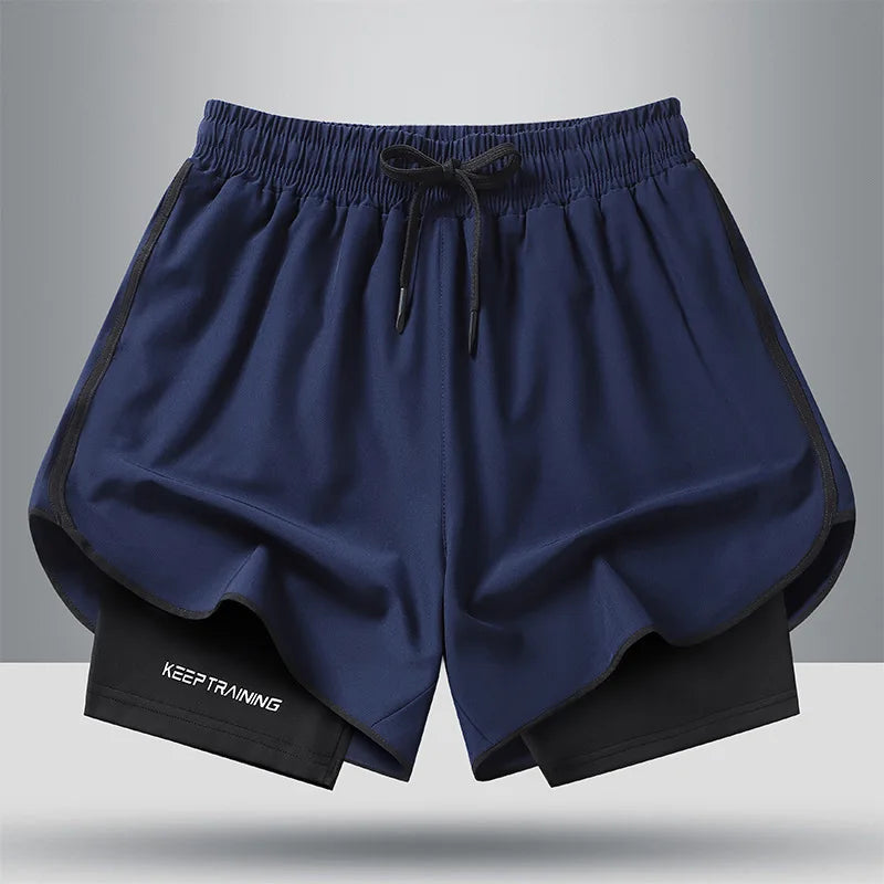 TrendVibe Men’s Quick-Dry Athletic Sports Shorts – Breathable, Elastic Waist, Performance Fit