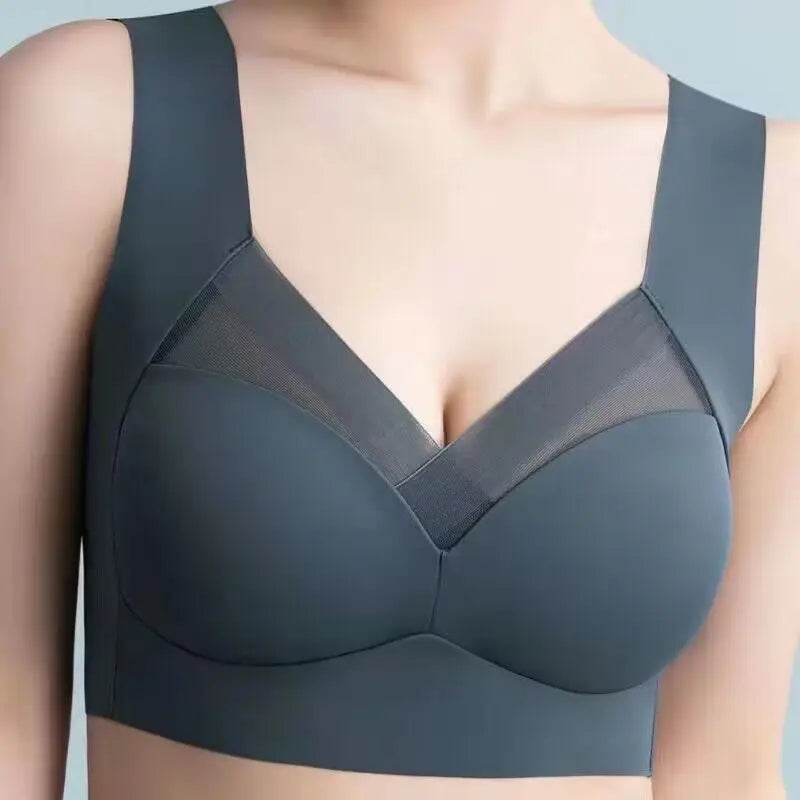 TrenddVibe™ Lace-Elegant Seamless Push-Up Bralette