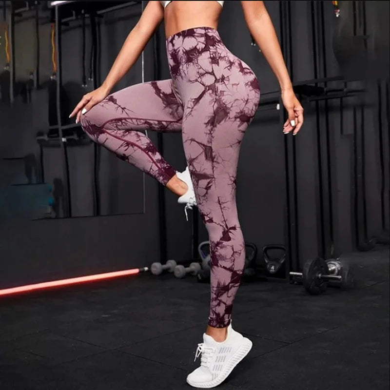 TrenddVibe™ Velocity Seamless High-Waist Tights