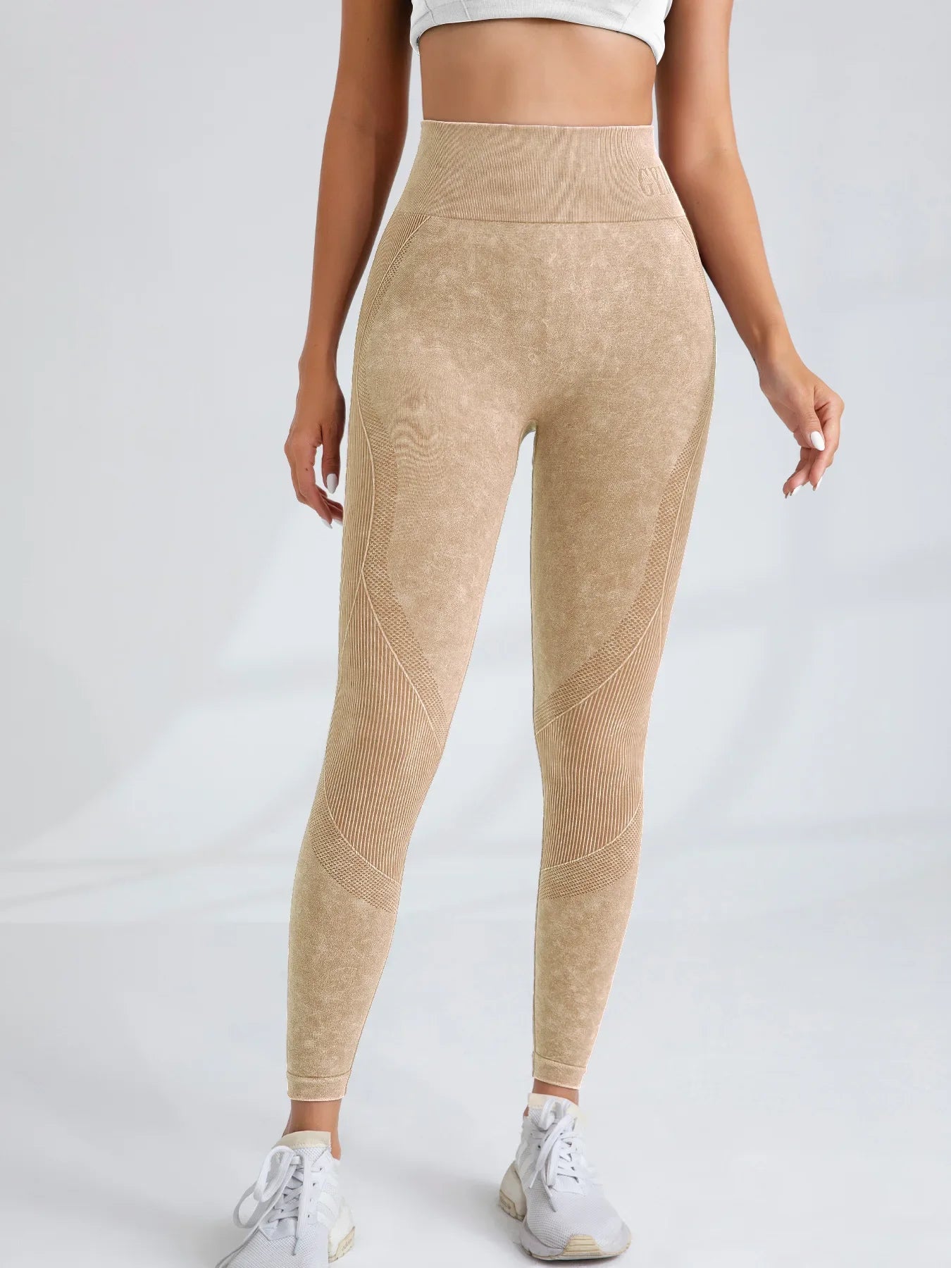 TrenddVibe™ Urban-Flex Letter-Waist Tights