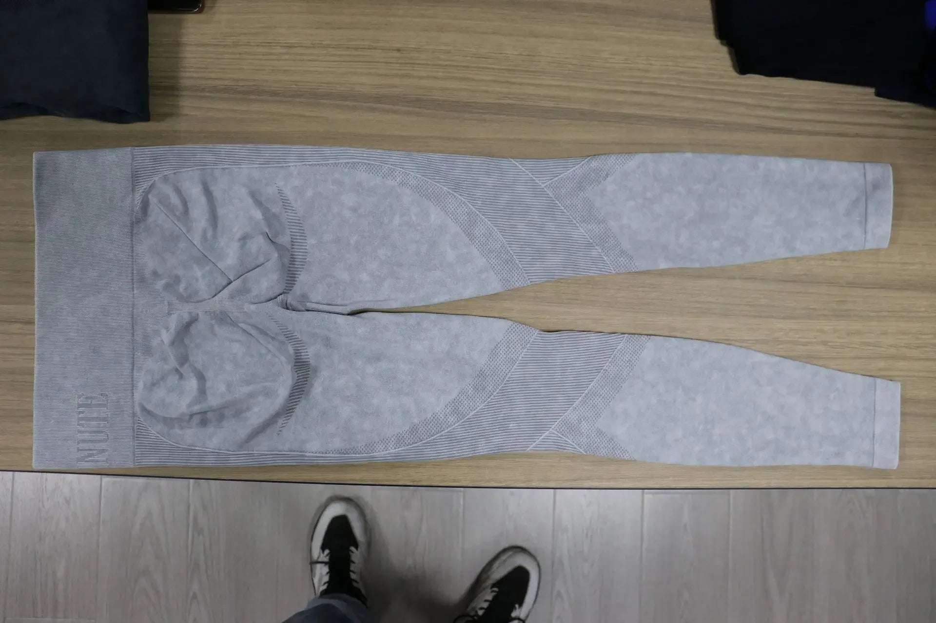 TrenddVibe™ Urban-Flex Letter-Waist Tights
