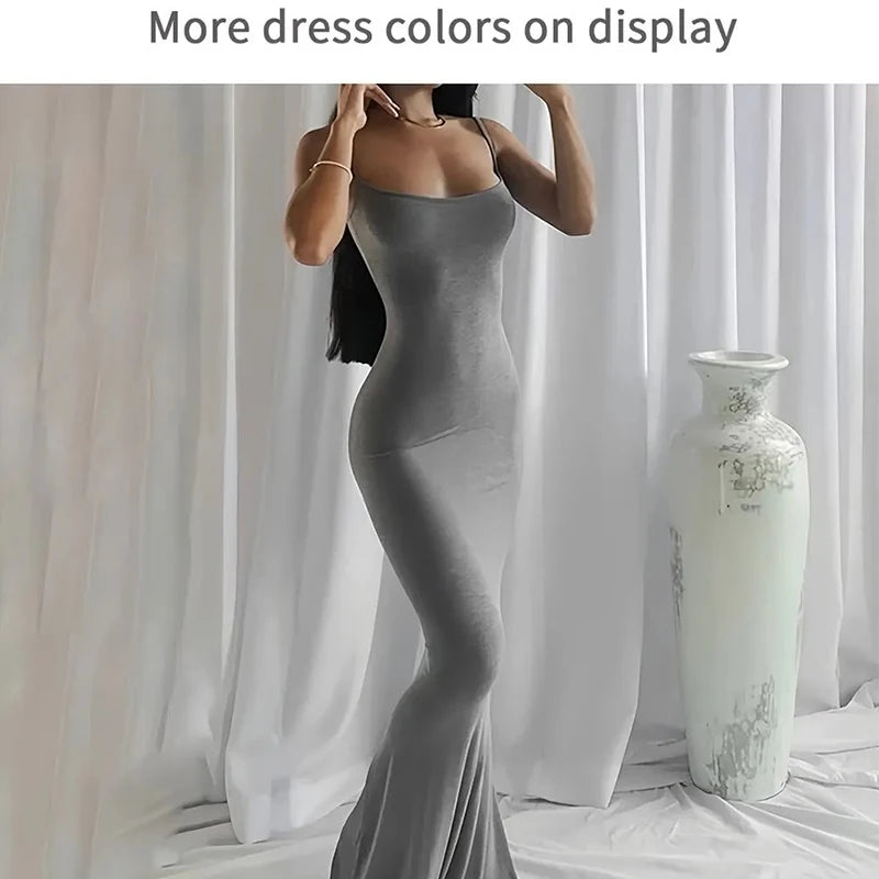 TrenddVibe™ Liquid Satin Slip Maxi
