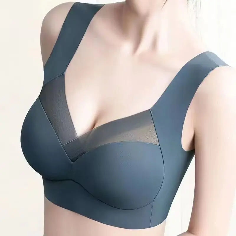 TrenddVibe™ Lace-Elegant Seamless Push-Up Bralette