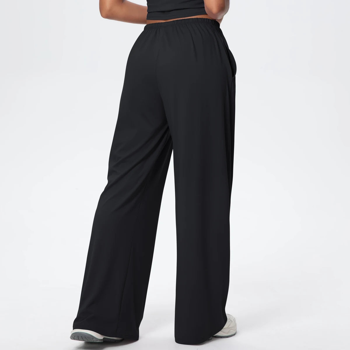 TrenddVibe™ CloudFlow Wide-Leg Yoga Pants