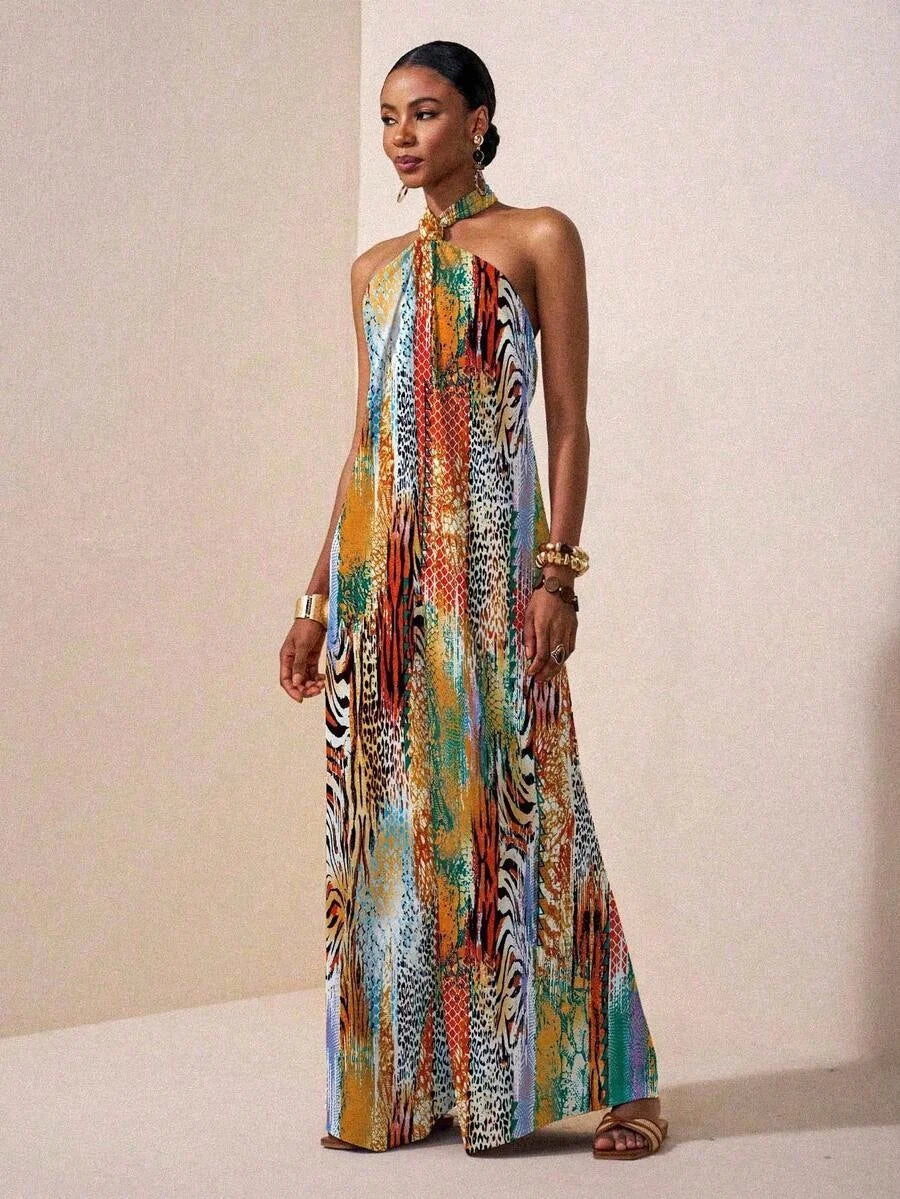TrenddVibe™ Coastal Escape Maxi Dress