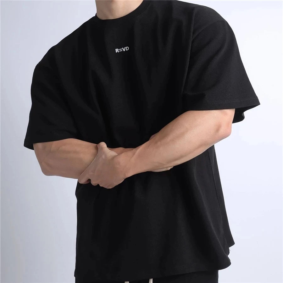 TrenddVibe™ Urban Hip-Hop Performance Tee – Loose Fit Training Top