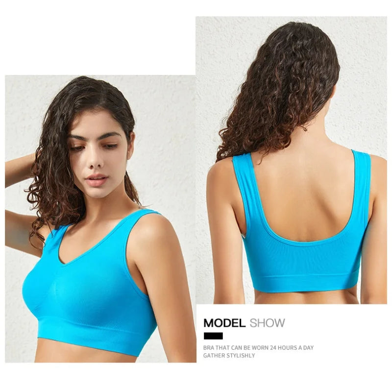 TrenddVibe™ Comfort-Flex Seamless Push-Up Bralette