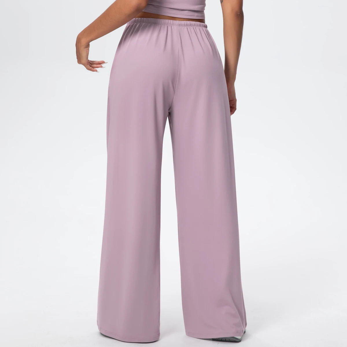 TrenddVibe™ CloudFlow Wide-Leg Yoga Pants