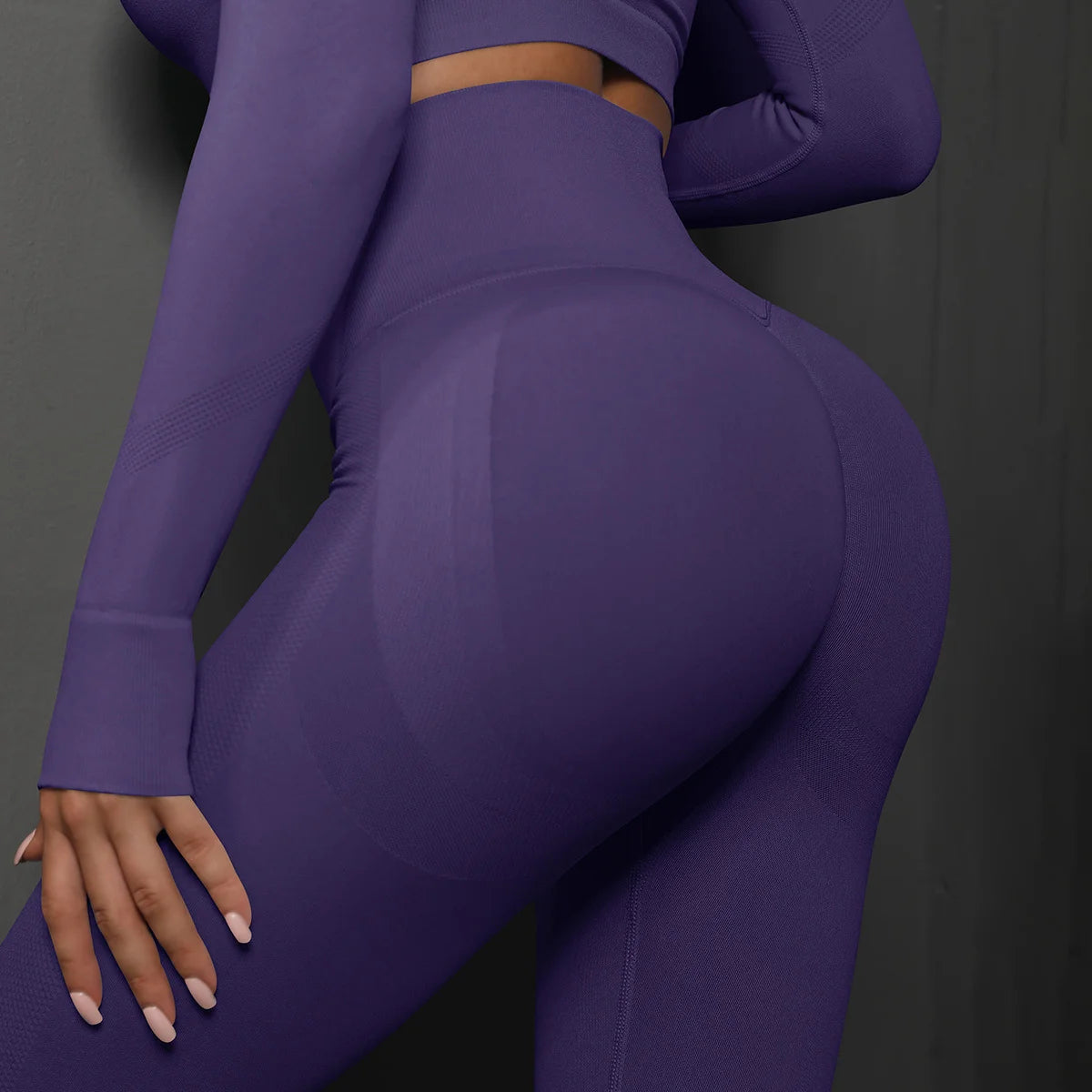 TrenddVibe™ Sculpt-Lift High-Waist Seamless Leggings