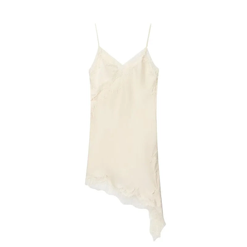 TrenddVibe™ Satin Siren Slip Dress