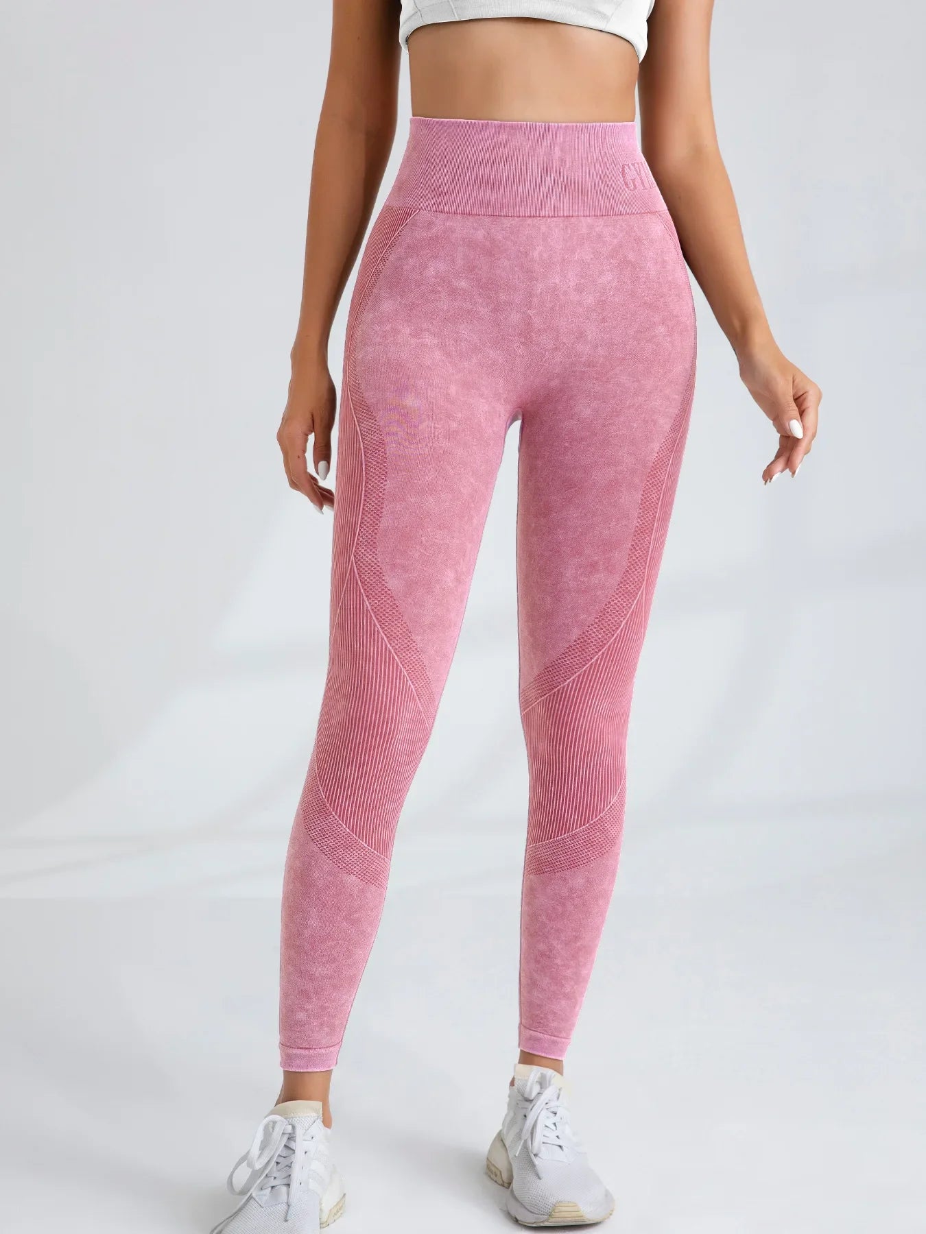 TrenddVibe™ Urban-Flex Letter-Waist Tights