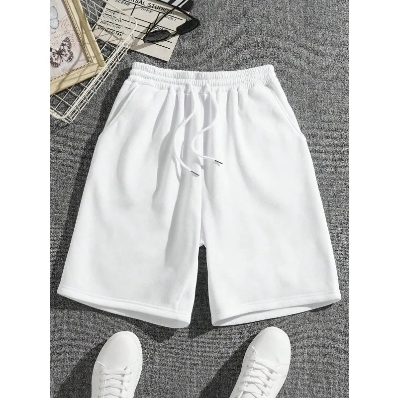 TrendVibe Men’s Classic Casual Bermudas – Premium Cotton-Blend Summer Shorts