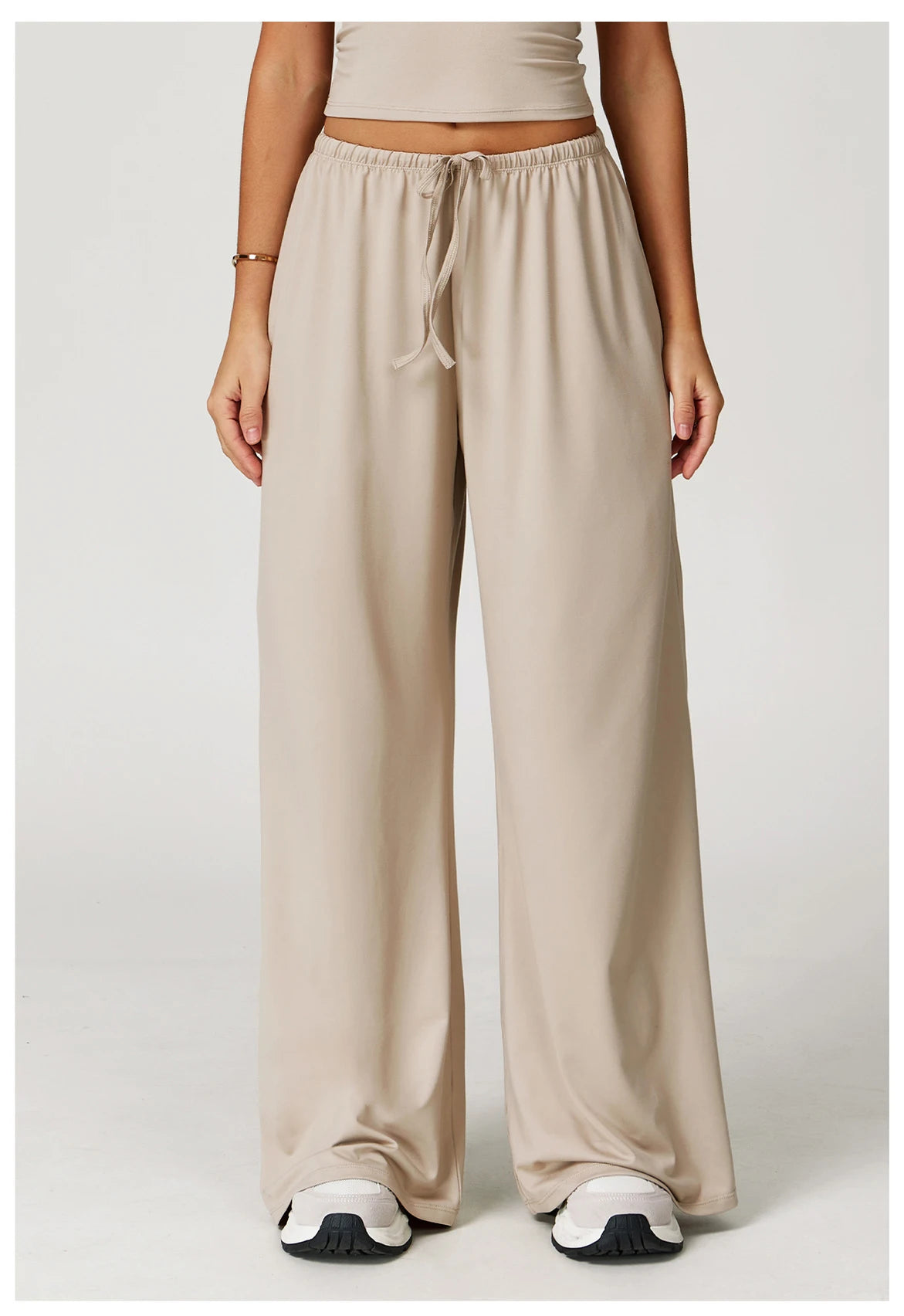 TrenddVibe™ FlowMotion Wide-Leg Sport Pants