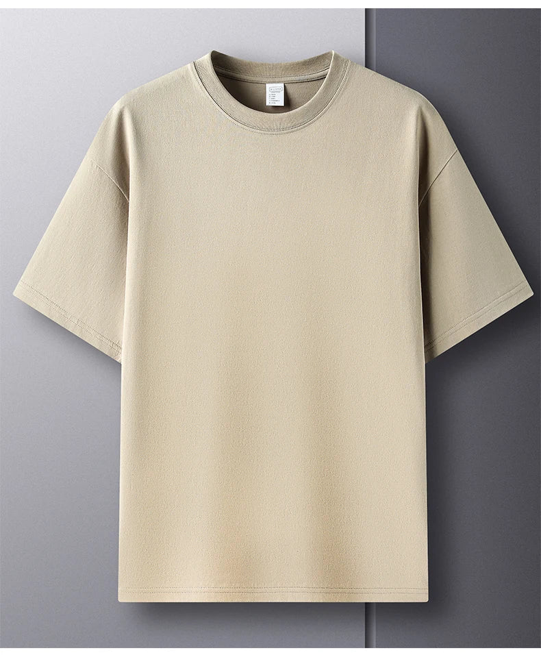TrenddVibe™ Premium Cotton Casual Summer Tee – Loose Fit Unisex