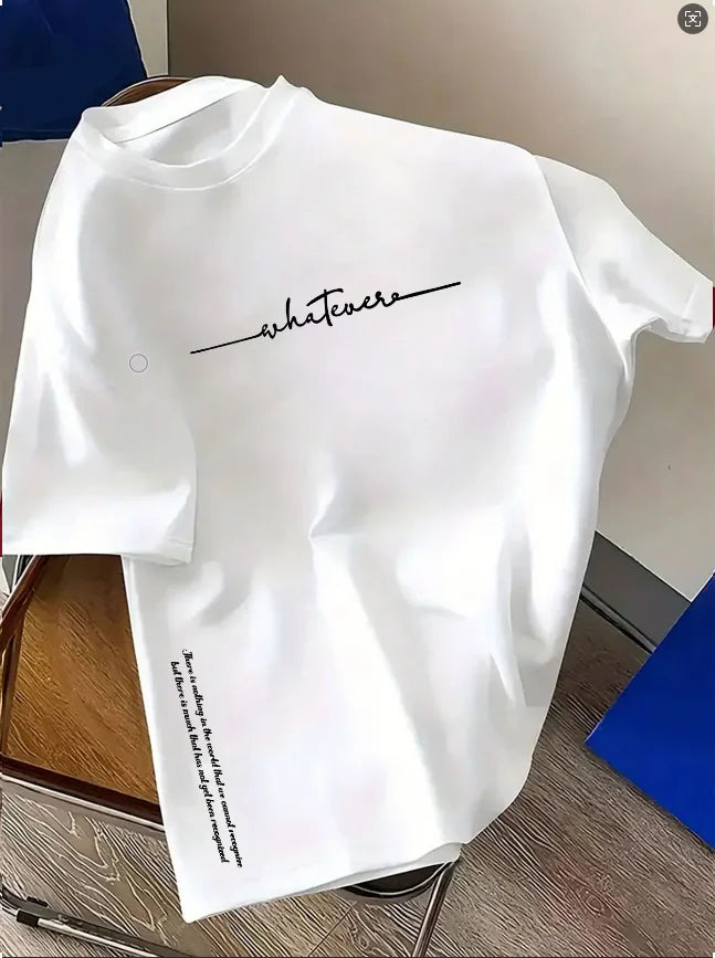 TrenddVibe™ Minimalist Urban Summer Tee – Breathable Cotton Unisex Fit
