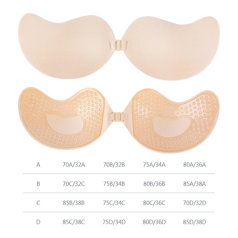 TrenddVibe™ Invisible Adhesive Push-Up Bralette