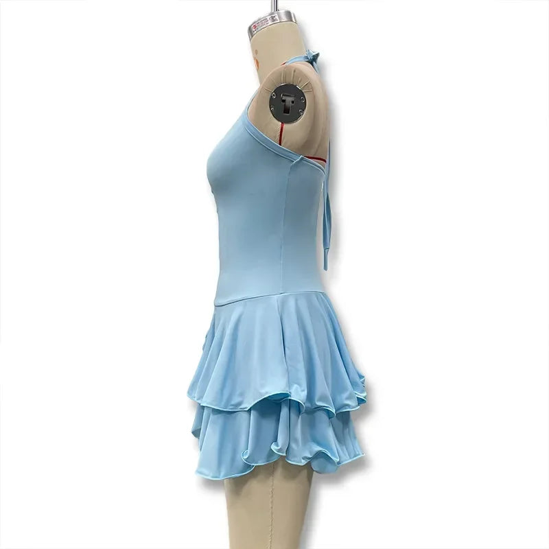 TrenddVibe™ Ruffle Romance Mini Dress
