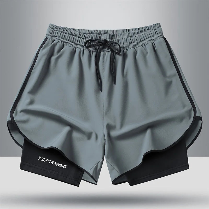 TrendVibe Men’s Quick-Dry Athletic Sports Shorts – Breathable, Elastic Waist, Performance Fit