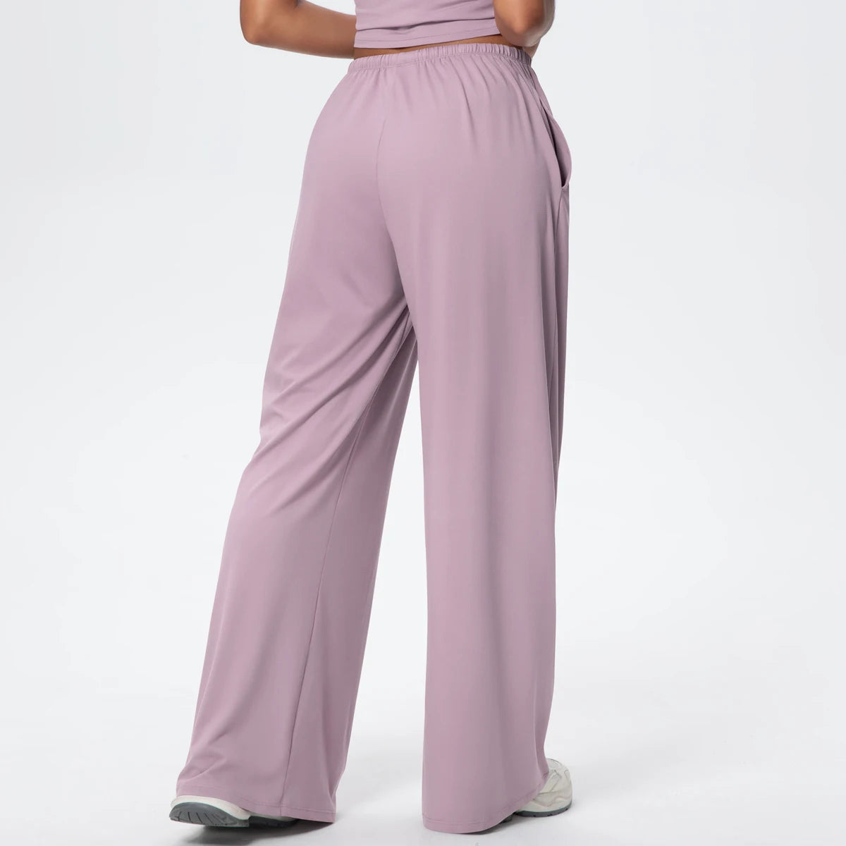 TrenddVibe™ CloudFlow Wide-Leg Yoga Pants