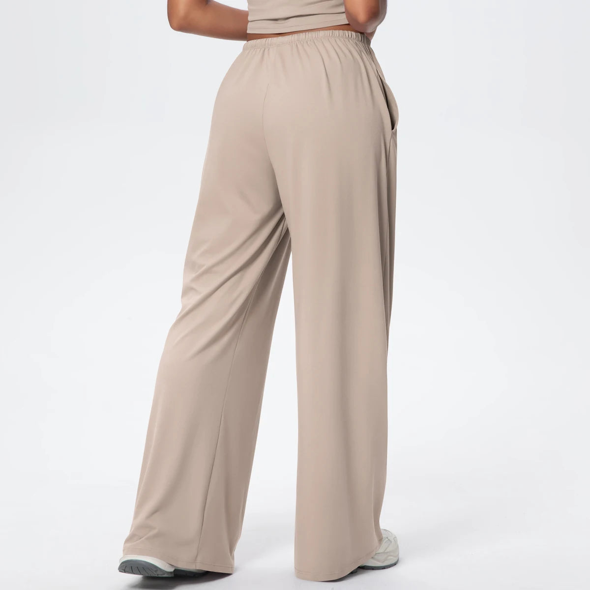 TrenddVibe™ CloudFlow Wide-Leg Yoga Pants