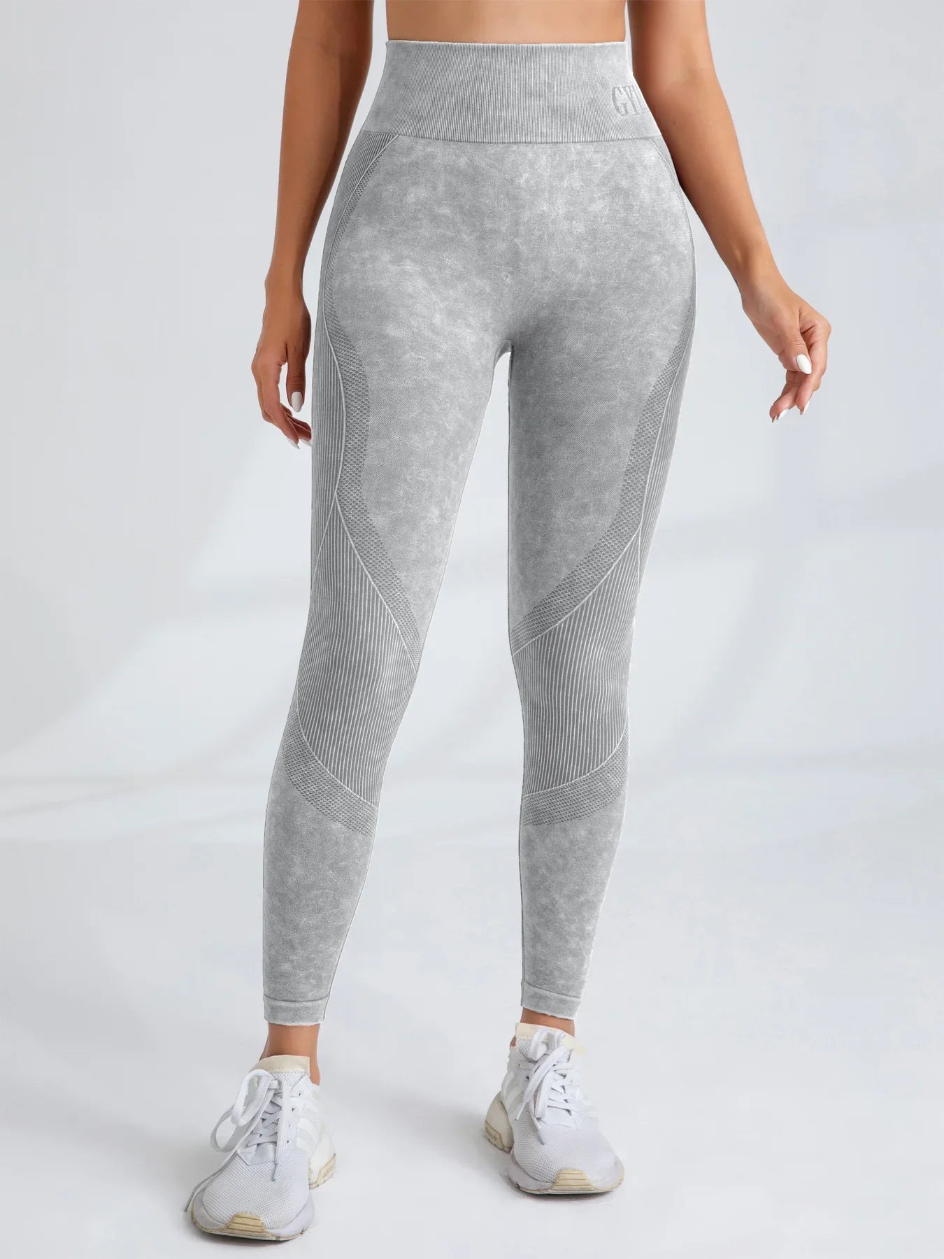 TrenddVibe™ Urban-Flex Letter-Waist Tights