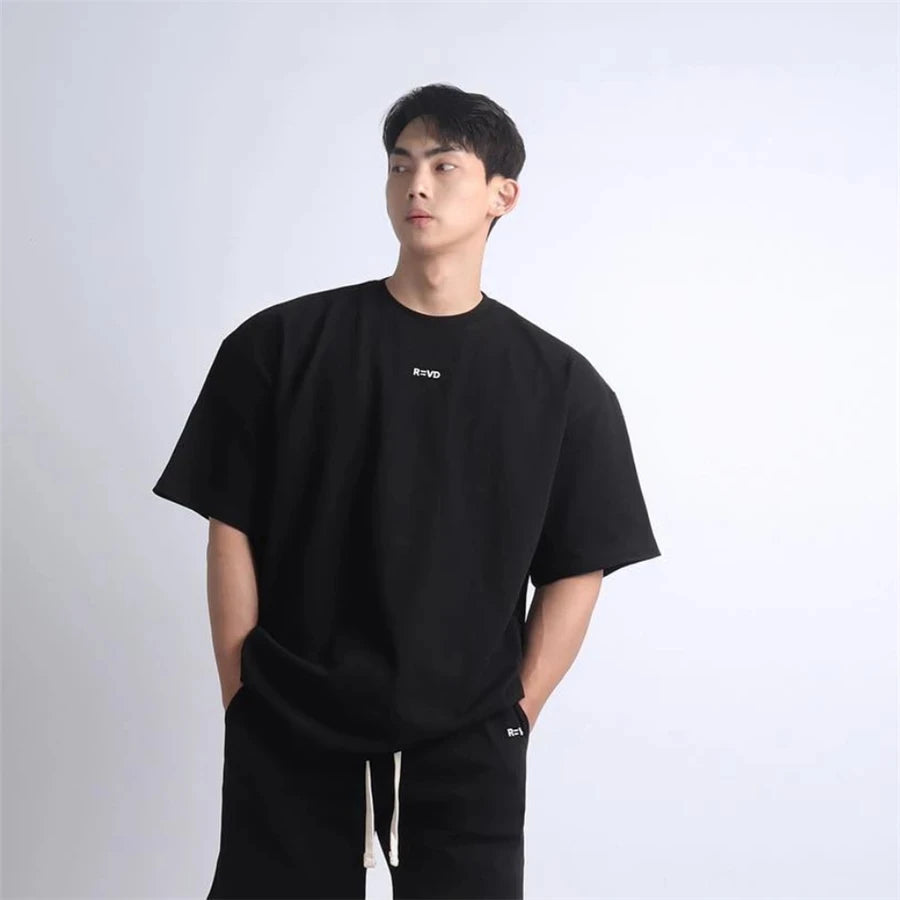 TrenddVibe™ Urban Hip-Hop Performance Tee – Loose Fit Training Top