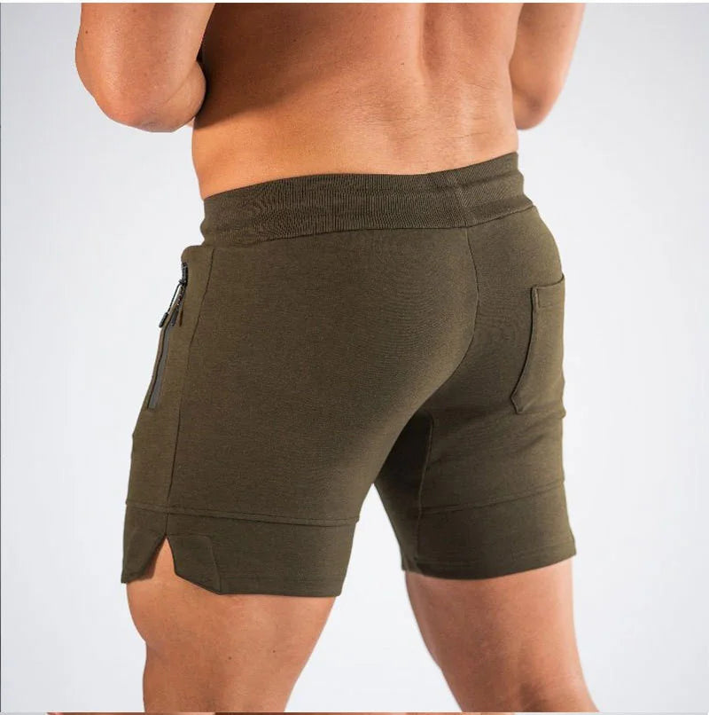 TrendVibe Men’s Mesh Athletic Workout Shorts – Breathable Fitness Joggers with Zip Pockets