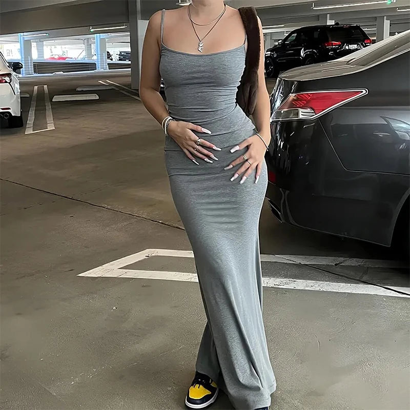 TrenddVibe™ Liquid Satin Slip Maxi