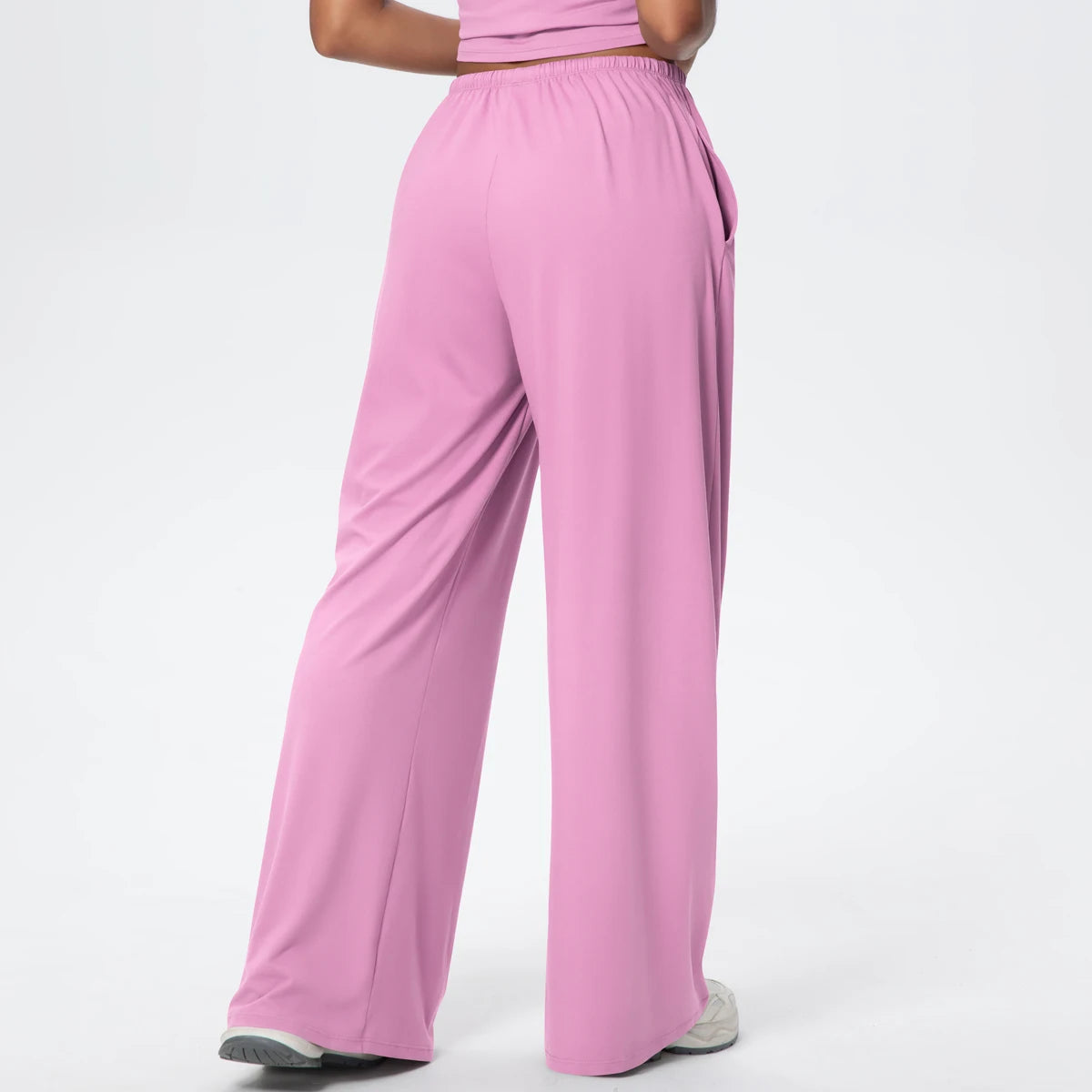 TrenddVibe™ CloudFlow Wide-Leg Yoga Pants