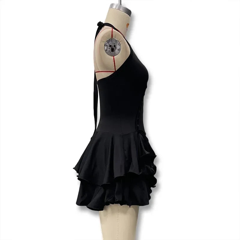 TrenddVibe™ Ruffle Romance Mini Dress